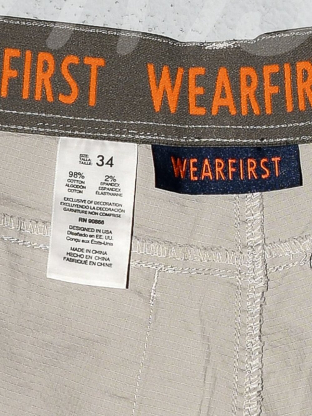 Men's Cargo Shorts - Black, Tan, Light Khaki - Picture 16 of 16